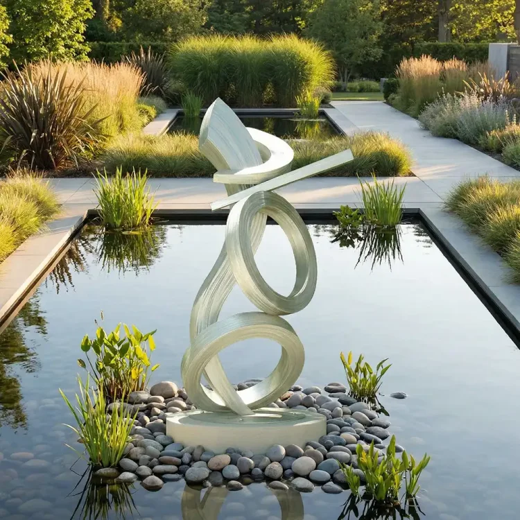 Stainless Steel Abstract Outdoor Art Sculpture