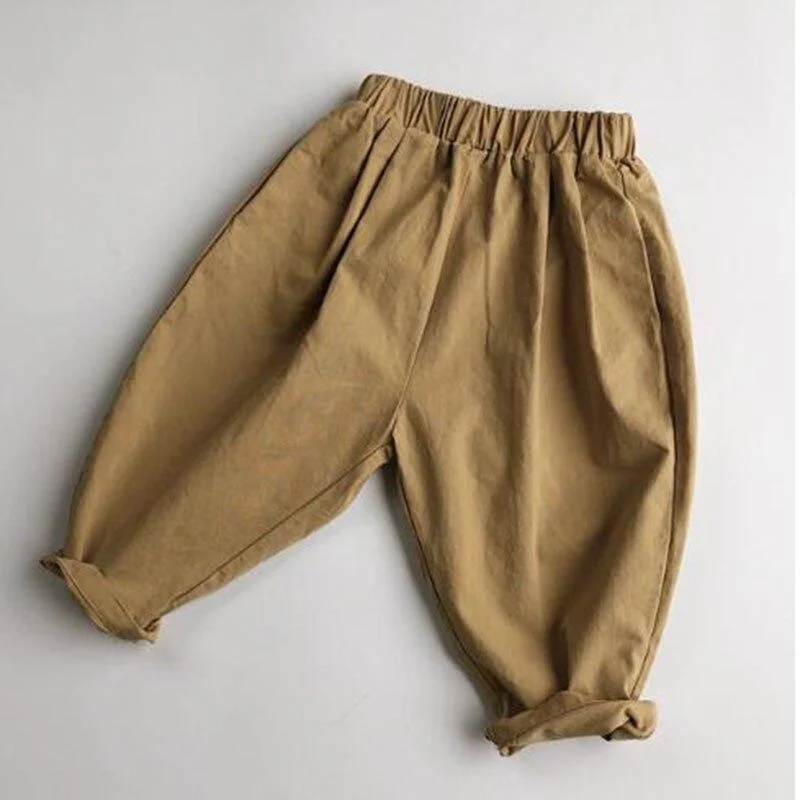 Spring Autumn Kids Baby Boys Girls Loose Pants Children's Clothing Joint Turnip Pants Casual Pant Baby Boys Girls Children Pants