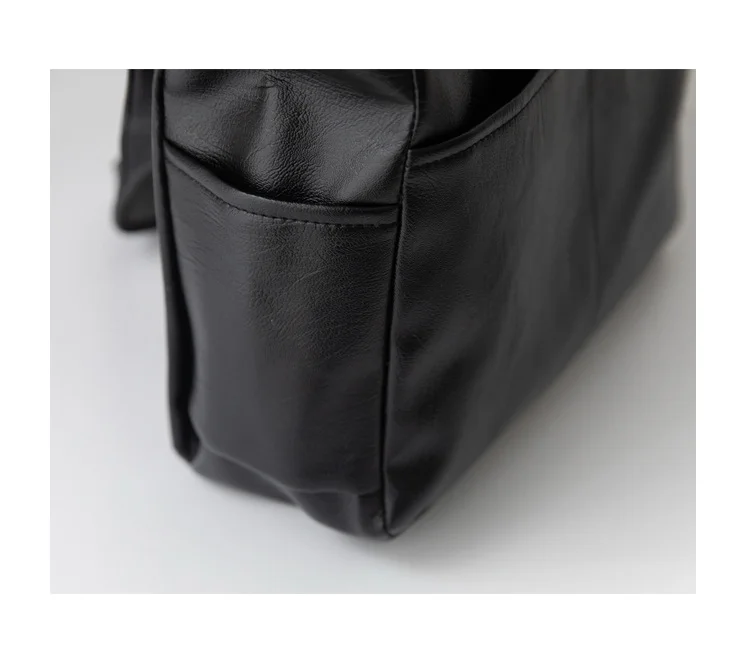 Soft Leather Crossbody Tote