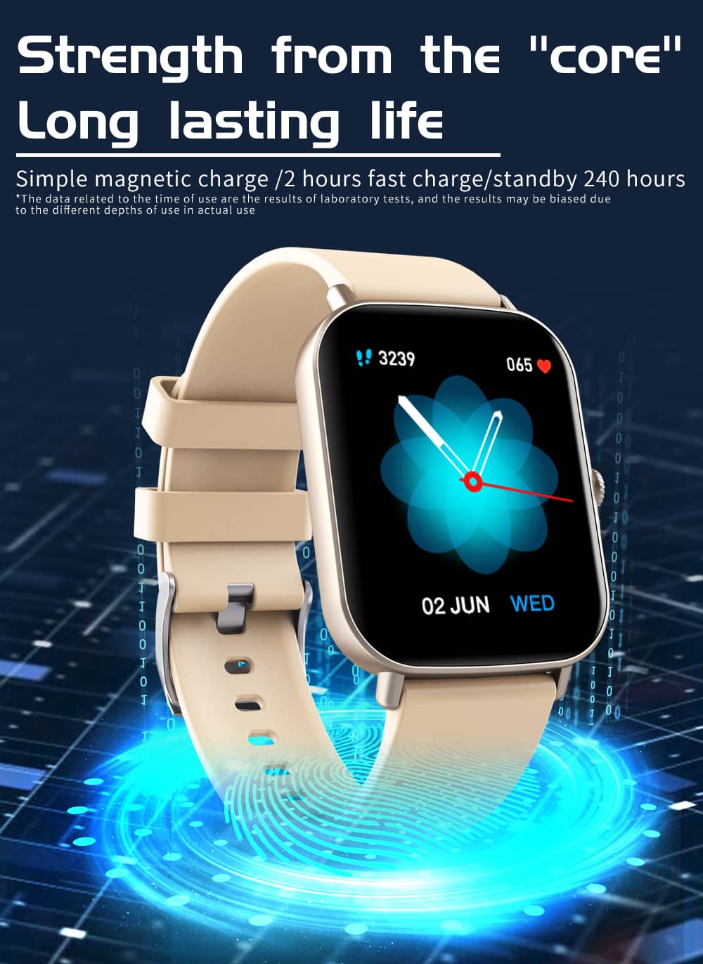 Findtime Smart Watch Blood Temperature Monitoring Bluetooth Calling