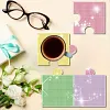 4pcs DIY Diamond Painting Coaster Kit With Holder - Colorful