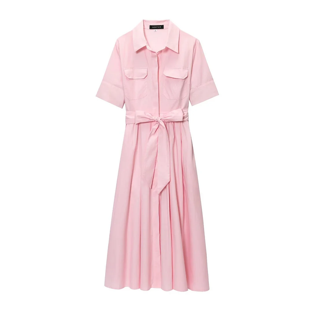 Nigikala Nigikala Spring New Temperament French Style Thin Temperament Goddess Fan Shirt Skirt 2640360