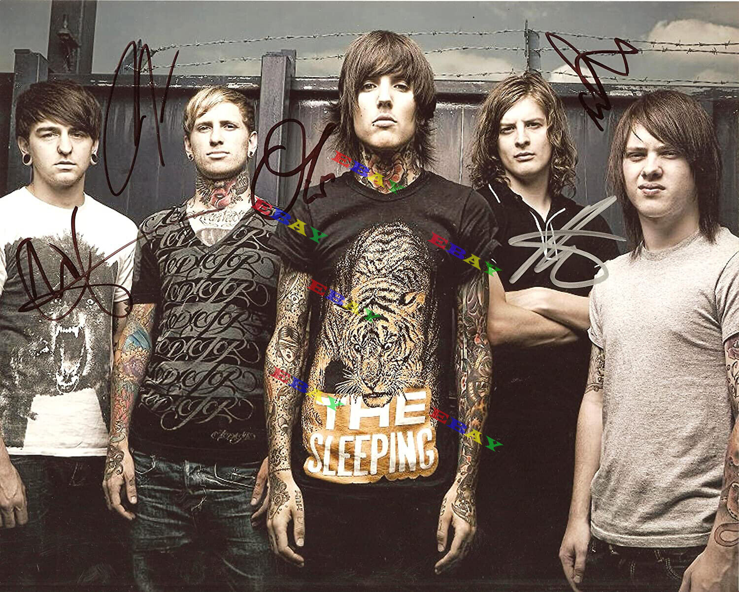 Bring Me The Horizon Autographed signed 8x10 Photo Poster painting Reprint