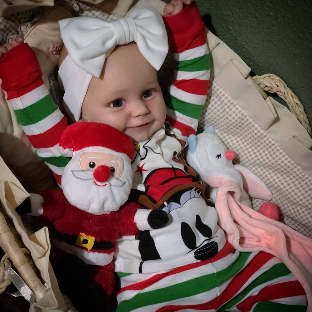 🎄[Happy Christmas]20'' Kids Reborn Newborn Toddler Baby Girl Eileen Dolls Toy with Precious Accessories