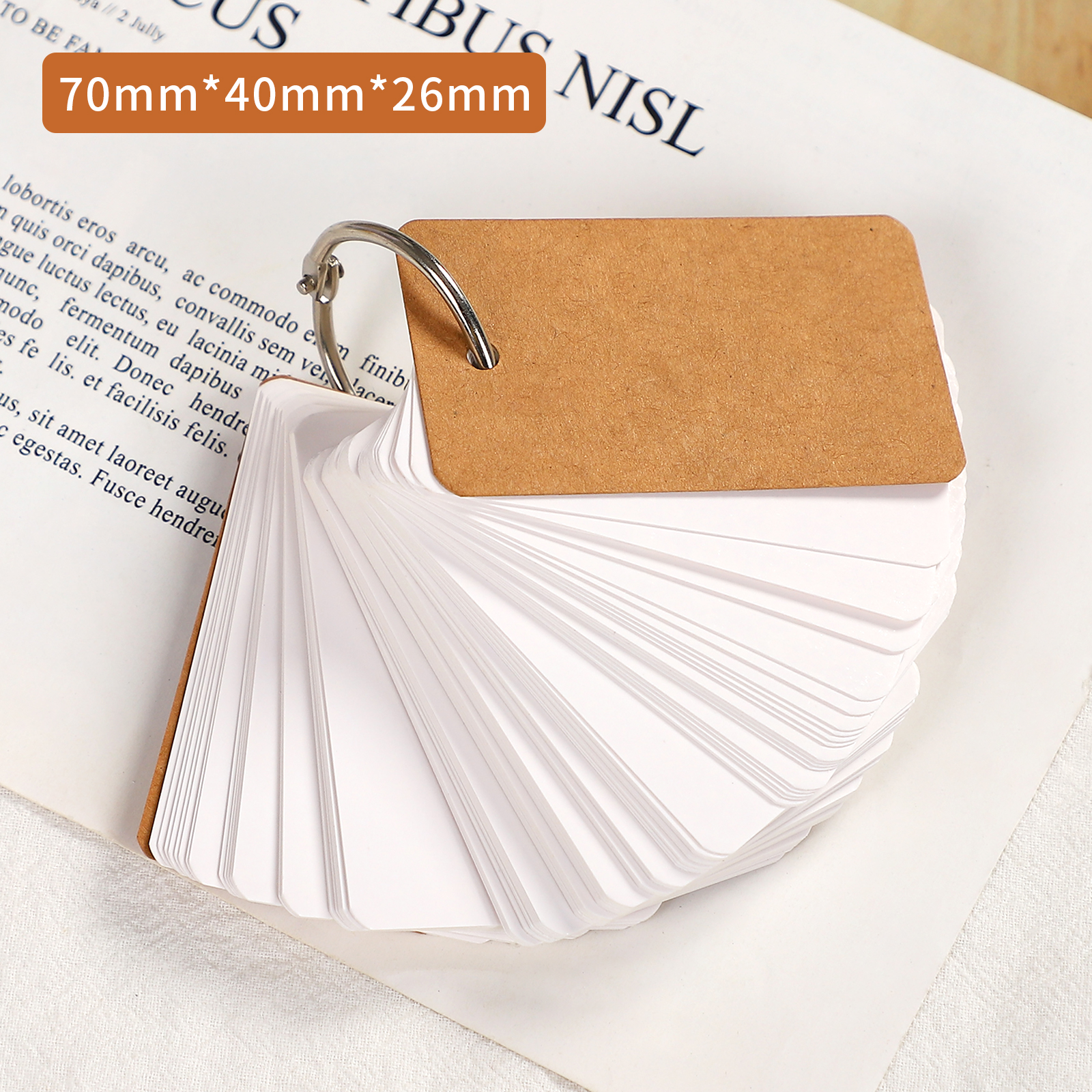 Journalsay 1Pc Creative Metal Ring Memo Simplicity Note Pad Mini Memo Pad Notebook Portable Diary Kawaii Stationery