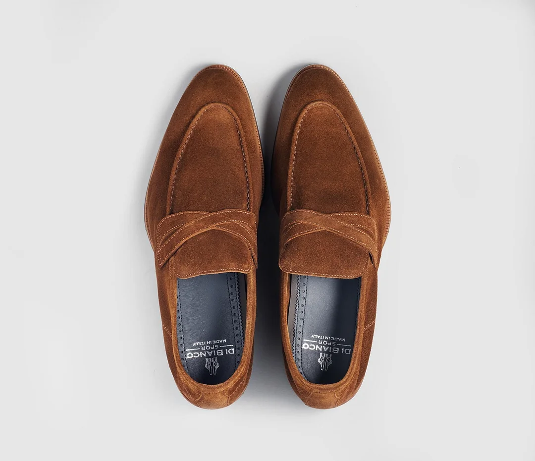 The Firenze Cubano Men's Suede Loafer