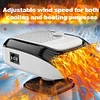 12V/24V Portable Car Heater 2 in 1 Heating Cooling Fan Window Defroster Demister