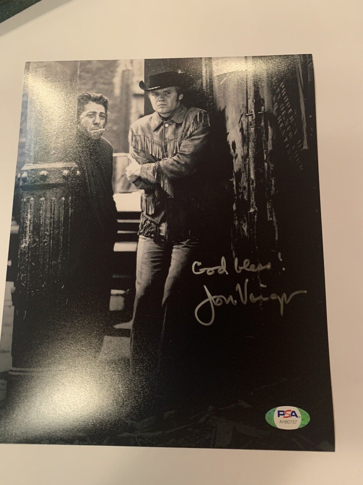 jon voight signed 8x10 Photo Poster painting Pic Auto Psa Midnight Cowboy