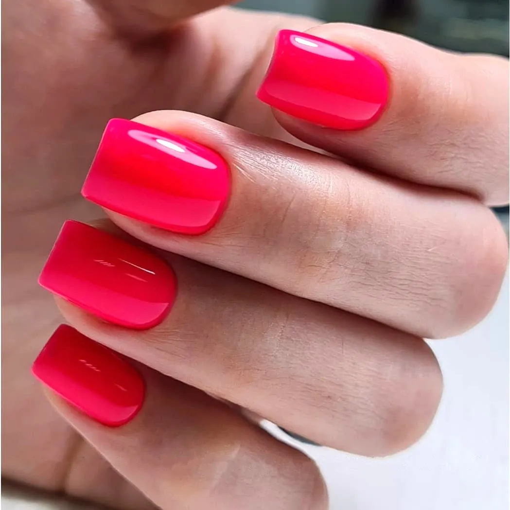 24Pcs Shiny Black Short Fake Nail For Design Macaron Press On Artificial False Nails DIY Full Cover Tips Manicure Tool-Nail Inspo