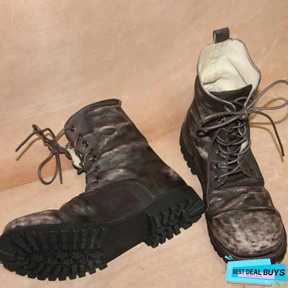 Vintage Outdoor Military Boots