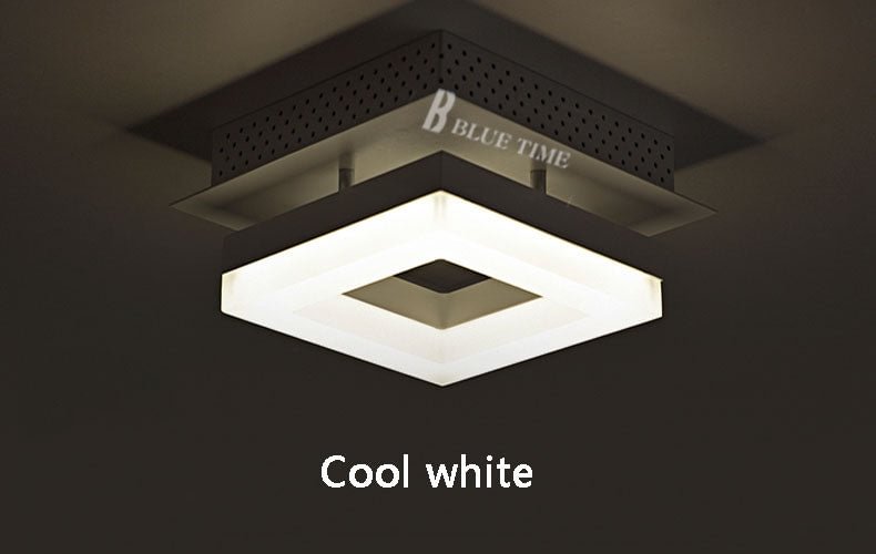Surface Mounted Led Ceiling Light For Living Room Bedroom Corridor Lights Acrylic Square Chandelier Ceiling Lamp Light Fixtures