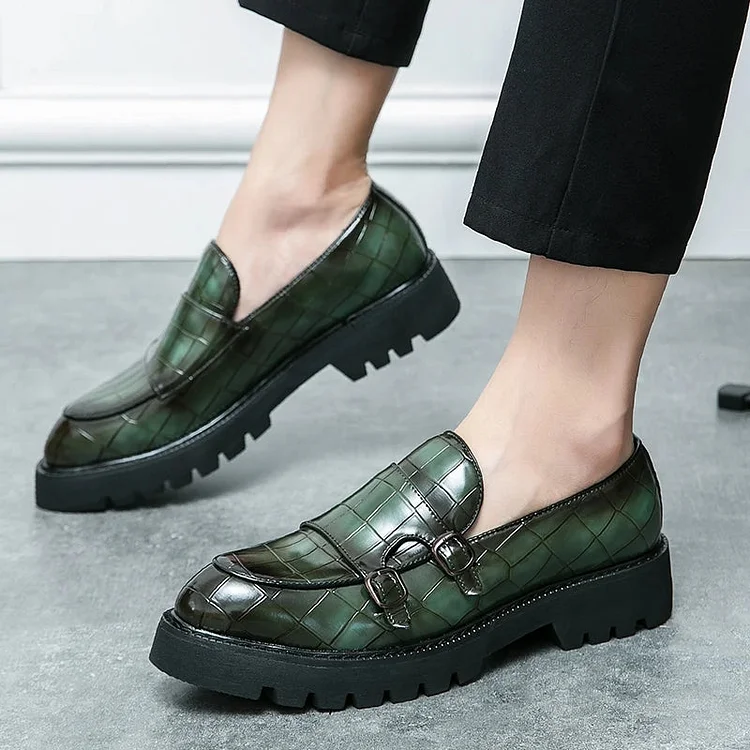 Fashion Monk Strap Loafers Shoes