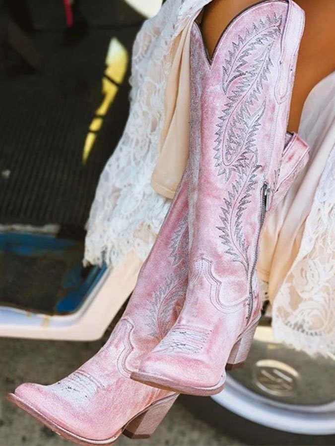 Women's Western Embroidered Boots