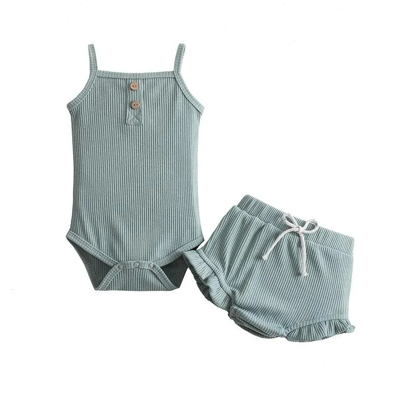 Baby Girls Boys Pajamas Sets Cotton Tops Shorts Pants 2PCS Outfits 12M 24M Infantil 1 2 Years Toddler Kids Girl Home Casual Wear