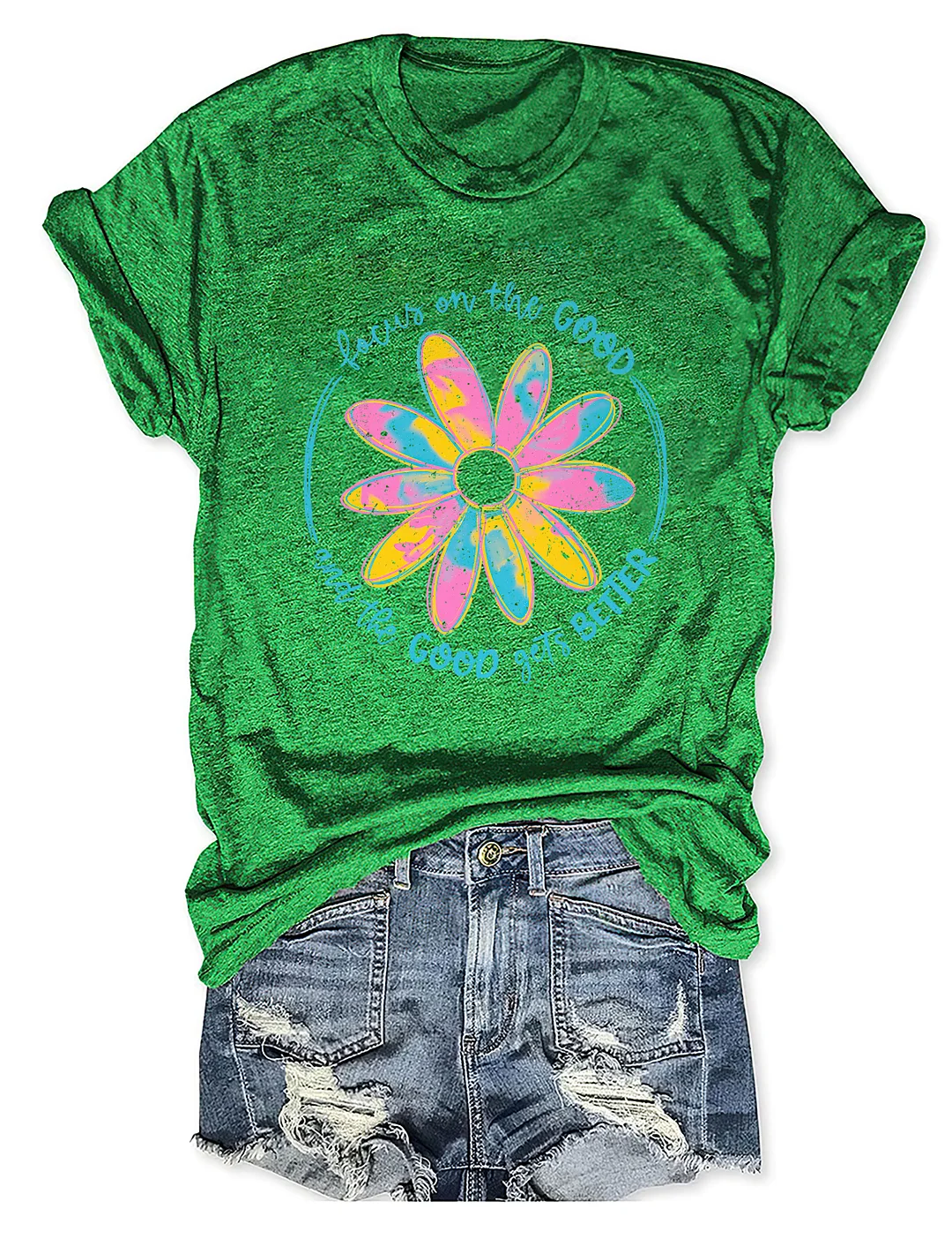Focus On The Good Boho Hippie T-shirt