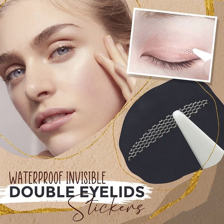 GLUE-FREE INVISIBLE DOUBLE EYELID STICKER-(120 Strips)