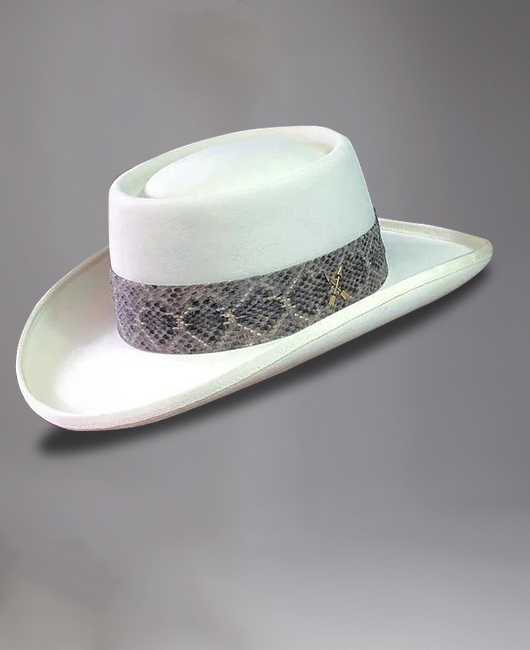 Business Ribbon Decor Pure Wool Felt Hats