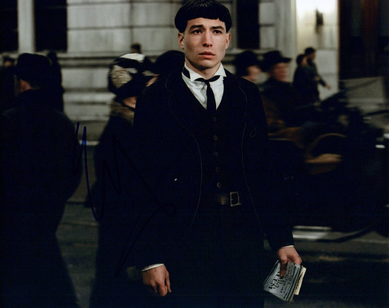 Ezra Miller Signed Autographed 8x10 Photo Poster painting FANTASTIC BEASTS Credence Barebone COA