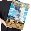 Yellowstone National Park Wyoming Bison - Metal Tin Signs(8*12Inch/12*16Inch)