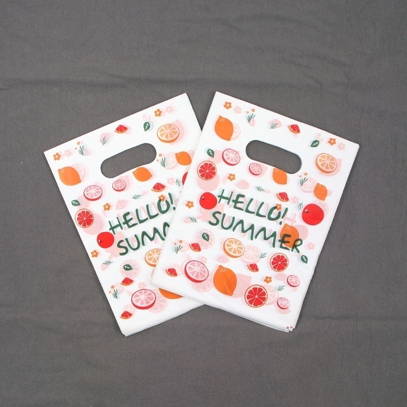 95 Pieces Per Pack Plastic Cartoon Style Holiday Daily Color Block Jewelry Packaging Bags