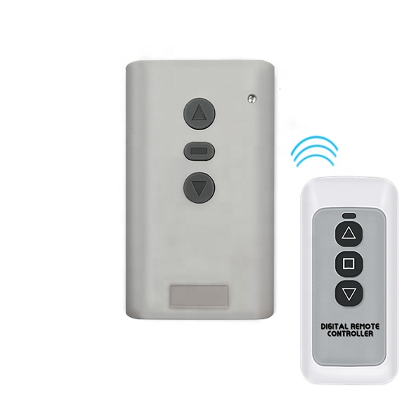 Up/stop/down receiver 220V with wireless universal use rf 433mhz remote ...