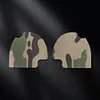 2Pcs 2-in-1 Magic Patch Headphones Sticker for COMTAC II/III/V/VI (Camouflage)