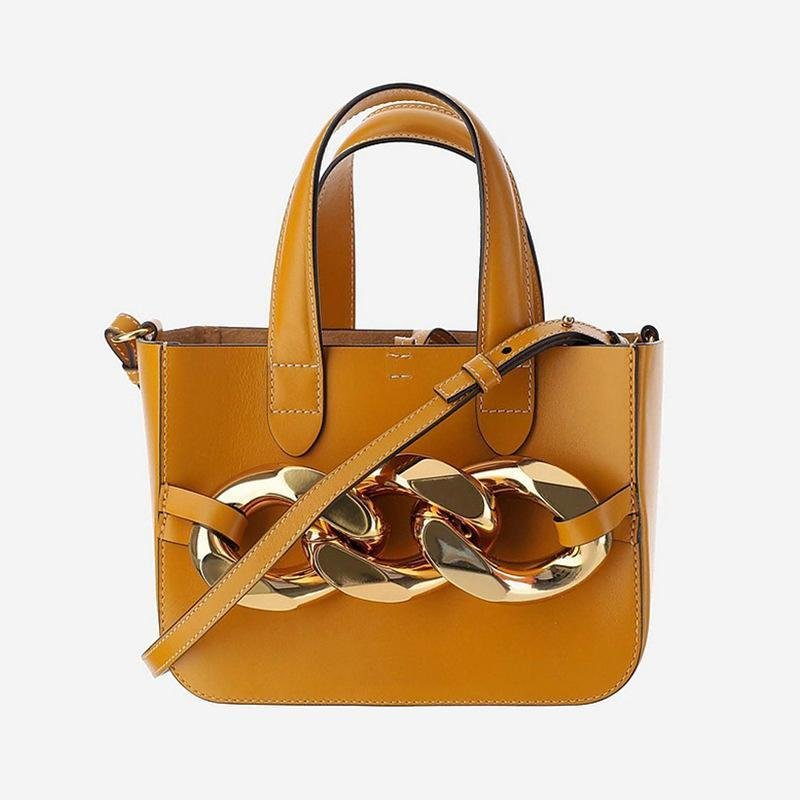 French minority Design Handbag thick chain Single Shoulder Bag Messenger Bag female