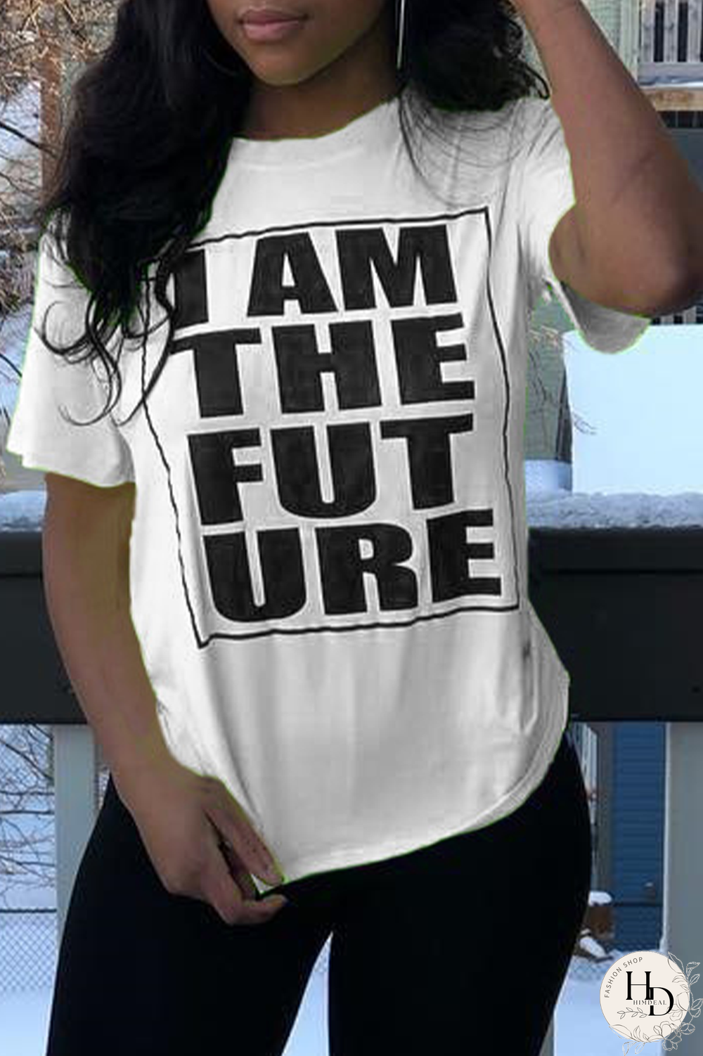 Red O Neck Short Sleeve Print Patchwork Tees & T-shirts