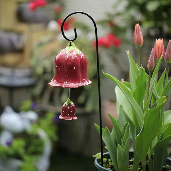 Handmade Ceramic Pastoral Wind Chimes