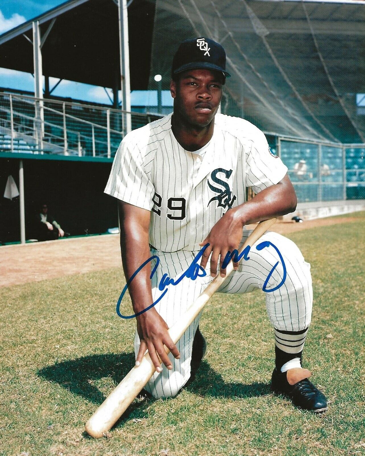 Carlos May signed Chicago White Sox 8x10 Photo Poster painting autographed