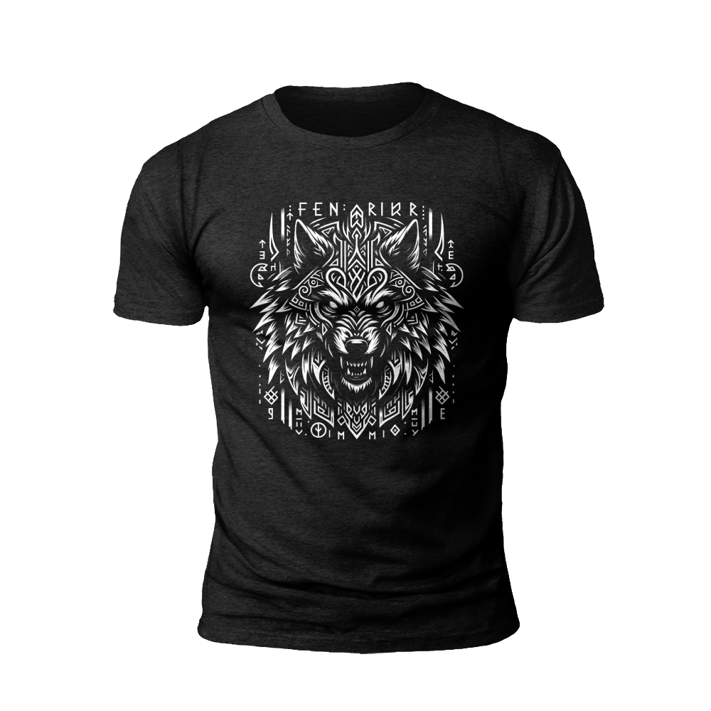Fenrir's Fury: Norse Mythology T-Shirt