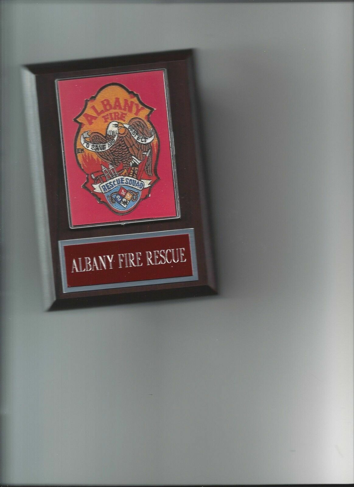 ENOCH FIRE DEPT Photo Poster painting PLAQUE FIREMEN FIREFIGHTING ALBERTA CANADA