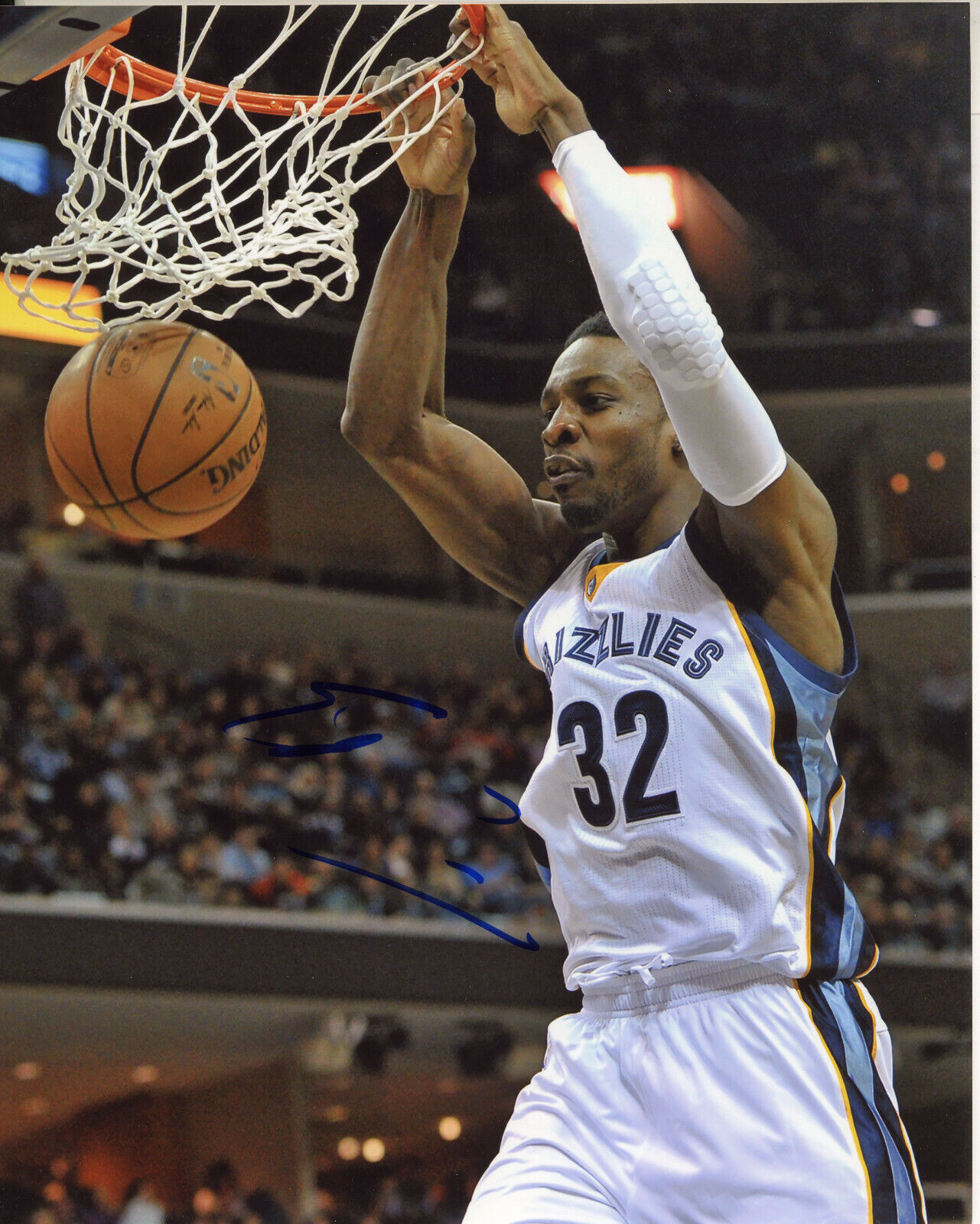 Ed Davis Autographed 8x10 Memphis Grizzlies#S1513