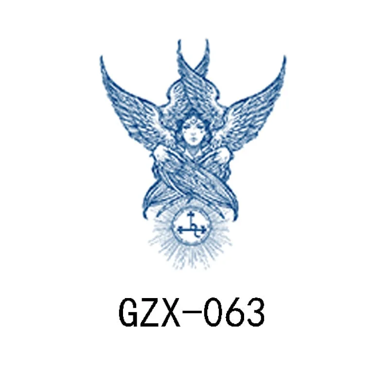 Herbal Semi-Permanent Tattoo Sticker Net Red Tattoo Sticker Waterproof Sweat Lasting Herbal Tattoo Sticker