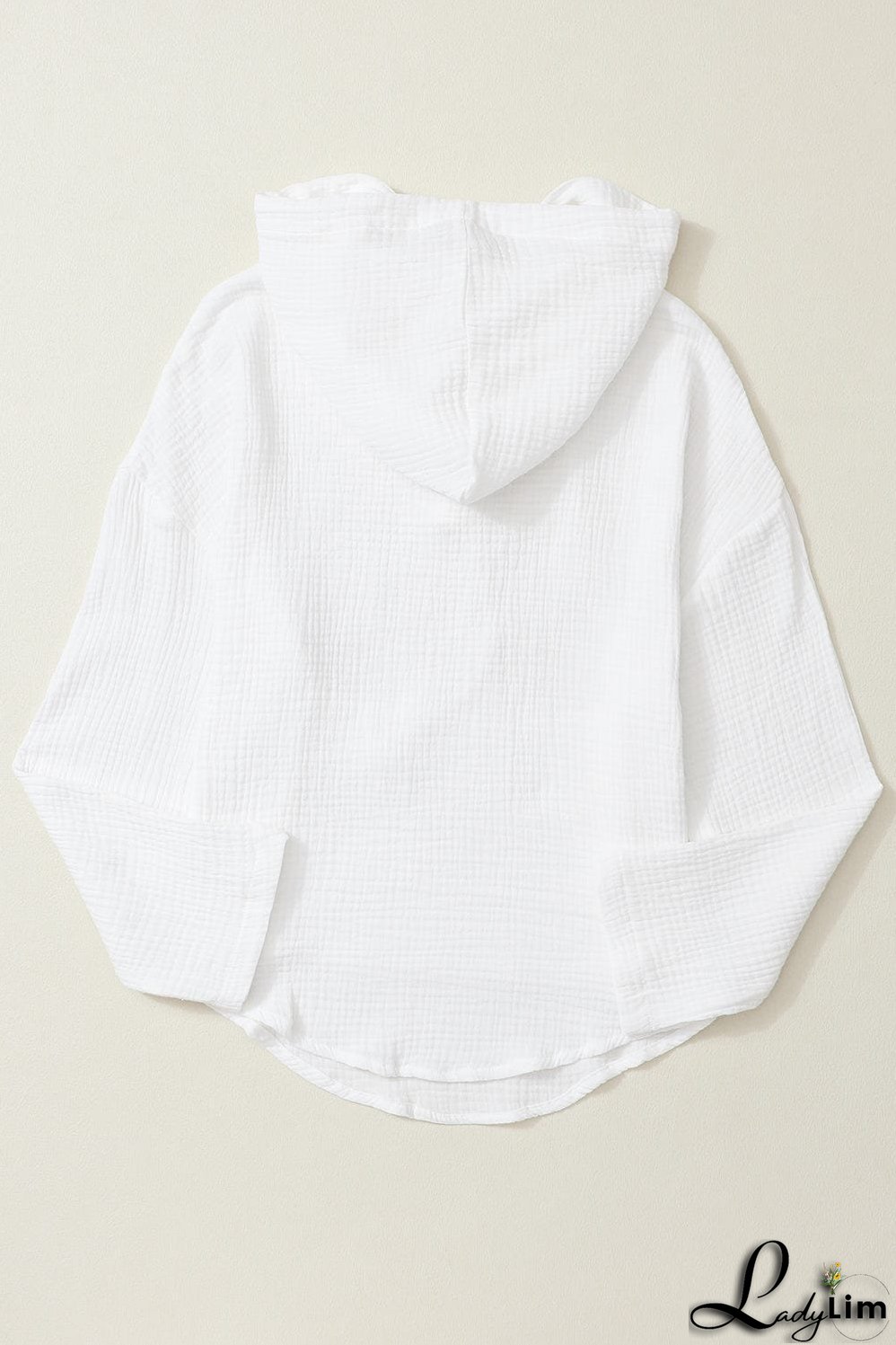 Plus Size Casual Coat, Women's Plus Solid Ribbed Zip Up Long Sleeve Drawstring Hoodie Sweater