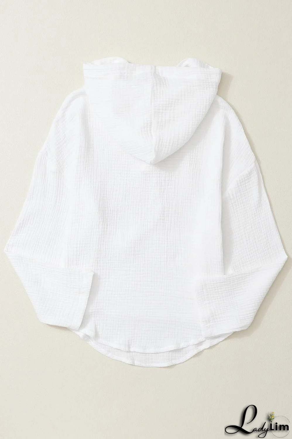 Plus Size Casual Coat, Women's Plus Solid Ribbed Zip Up Long Sleeve Drawstring Hoodie Sweater