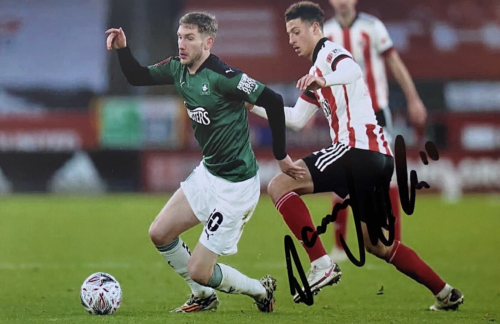 Danny Mayor Genuine Hand Signed Plymouth Argyle 6X4 Photo Poster painting