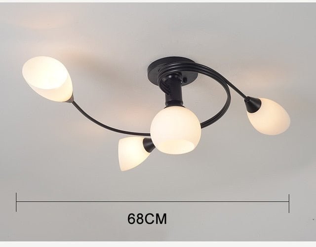 Modern LED Chandelier Ceiling Lamp Indoor Illuminate Lighting Avize Modern Salon Lustres Childern Ceiling Lights