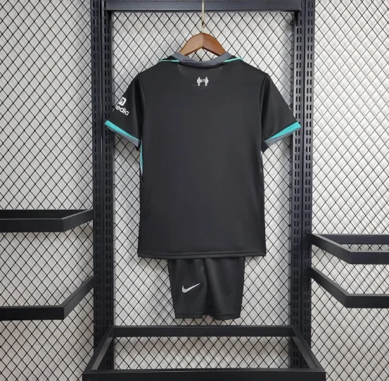 24/25 Liverpool Away Kids Kit Football Jersey Thai Quality