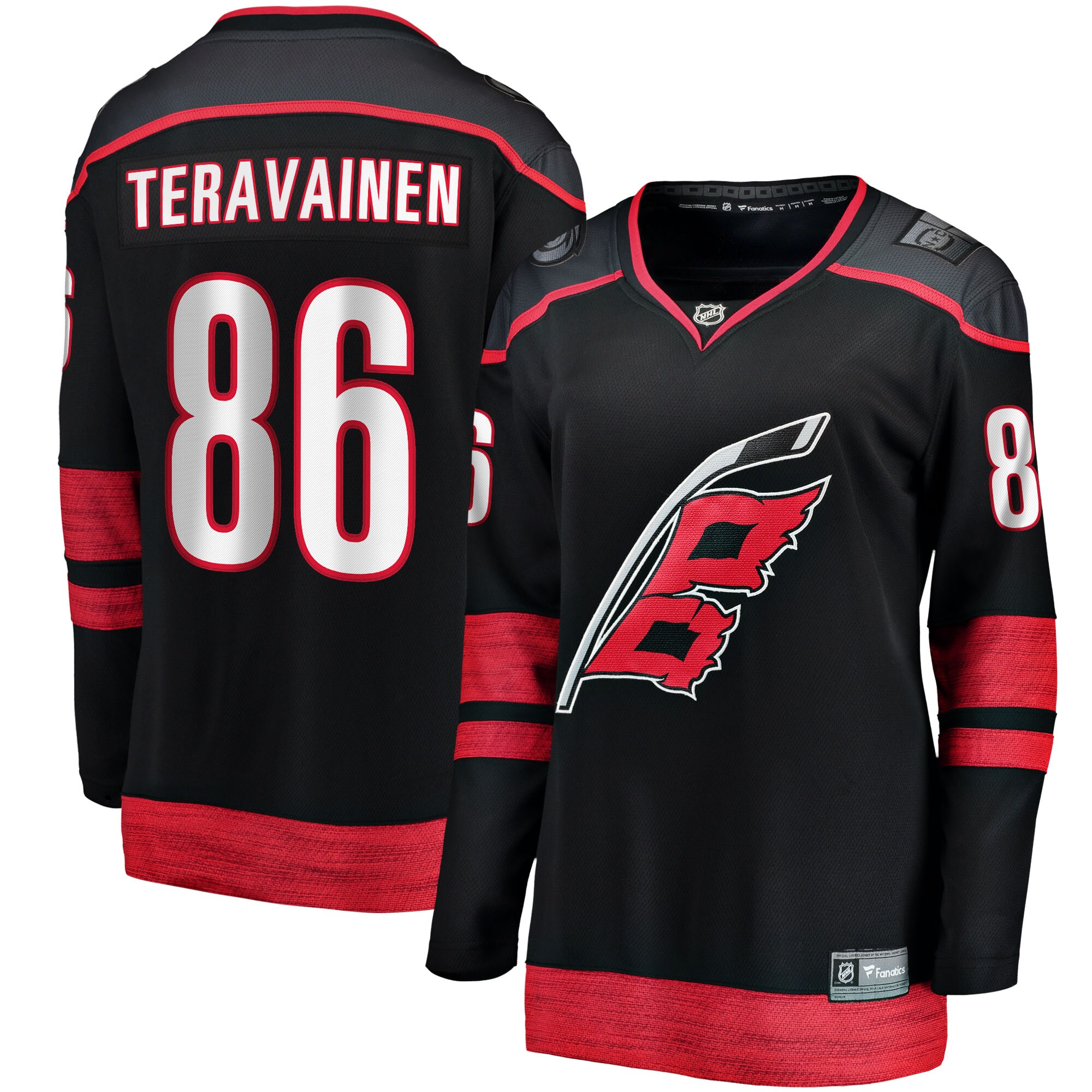 Teuvo Teravainen Carolina Hurricanes Fanatics Women&rsquo;s Home Breakaway   Jersey &ndash; Black mysite