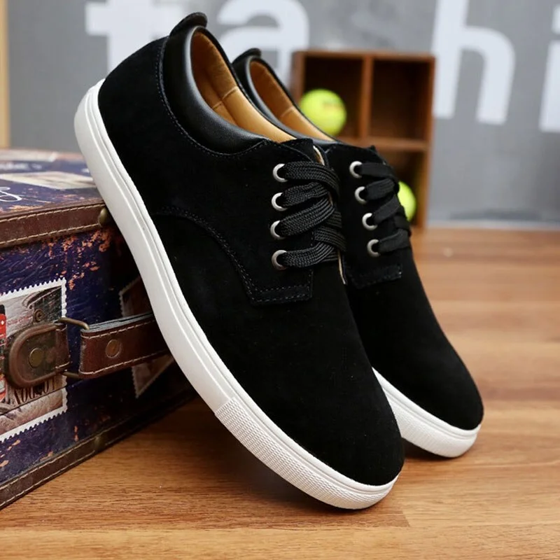 Oxford Men Casual Shoes Big Size 49 Man Loafers Suede Leather Shoes husband Fashion Classic Sneakers Male Breathable Footwear