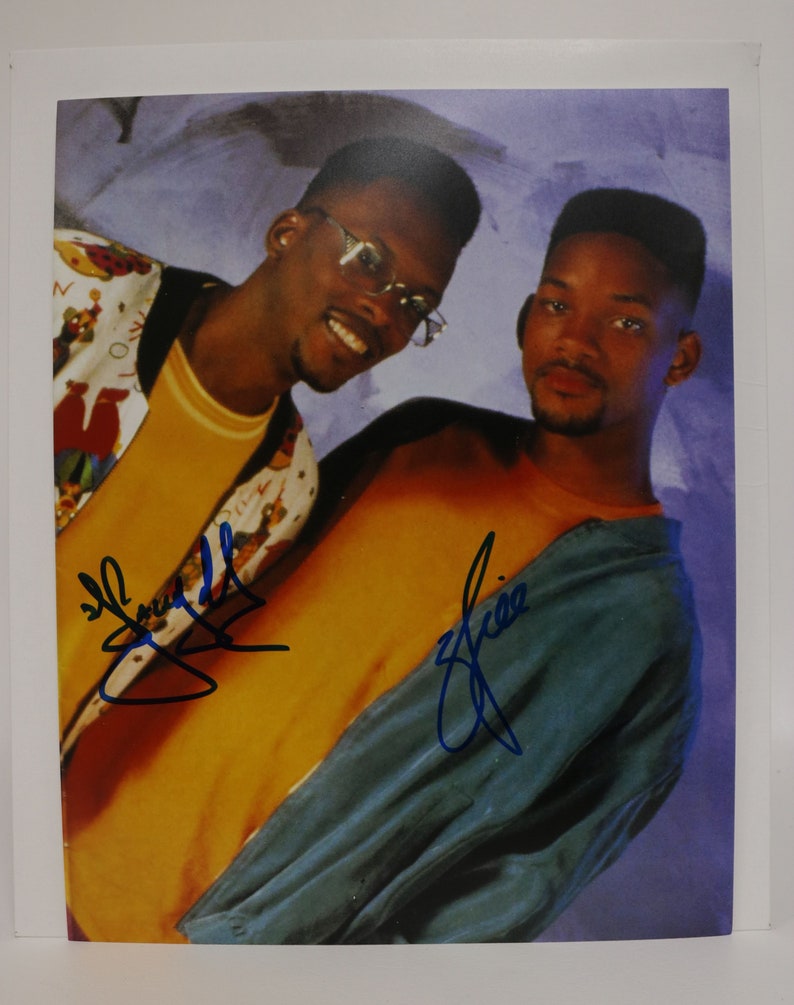 Will Smith & D.J. Jazzy Jeff Signed Autographed Glossy 11x14 Photo Poster painting - COA Matching Holograms