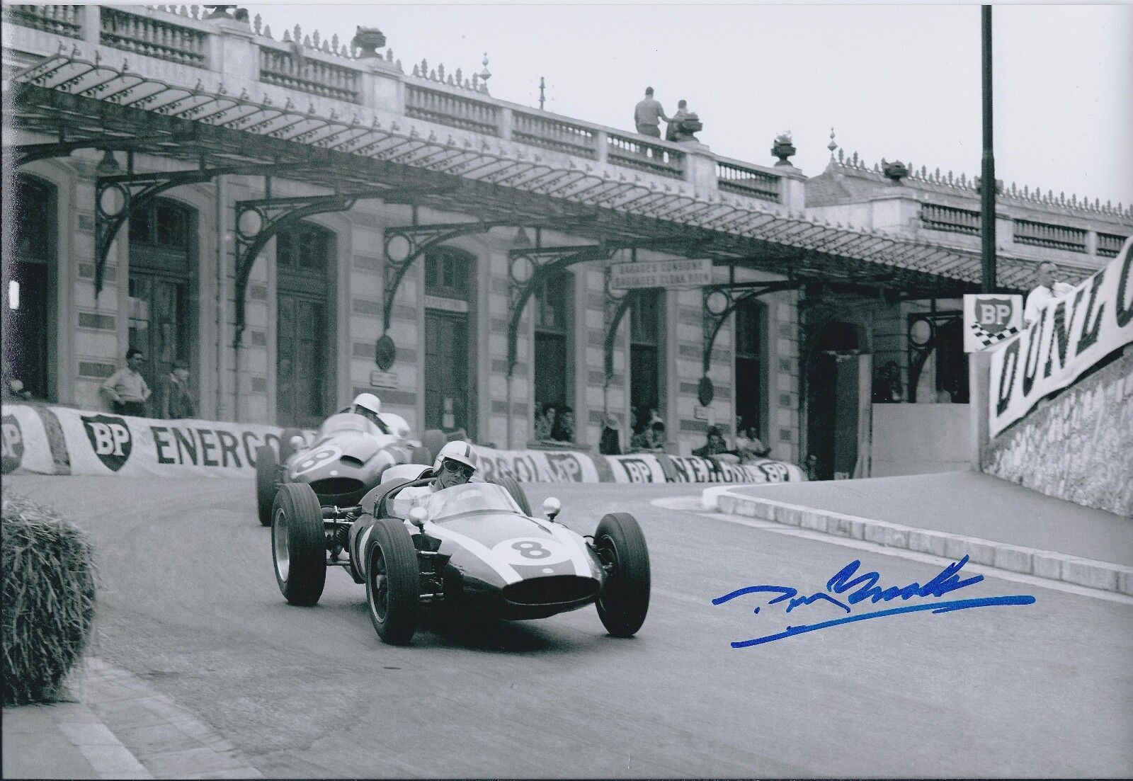 Tony Brooks Autograph 12x8 Photo Poster painting AFTAL COA SIGNED RARE Vanwall Race Winner