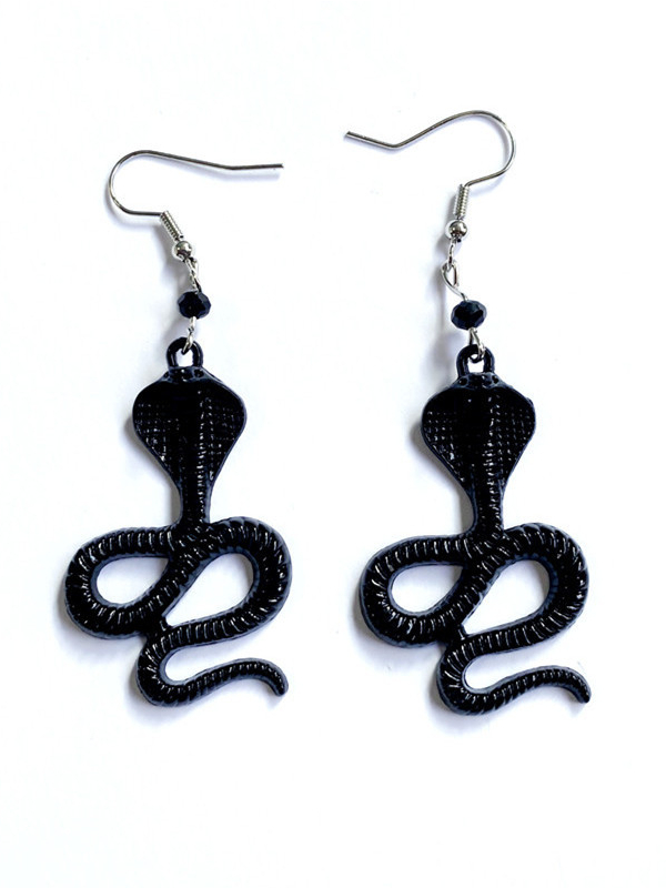 Statement Vintage Snake Earrings & Necklace