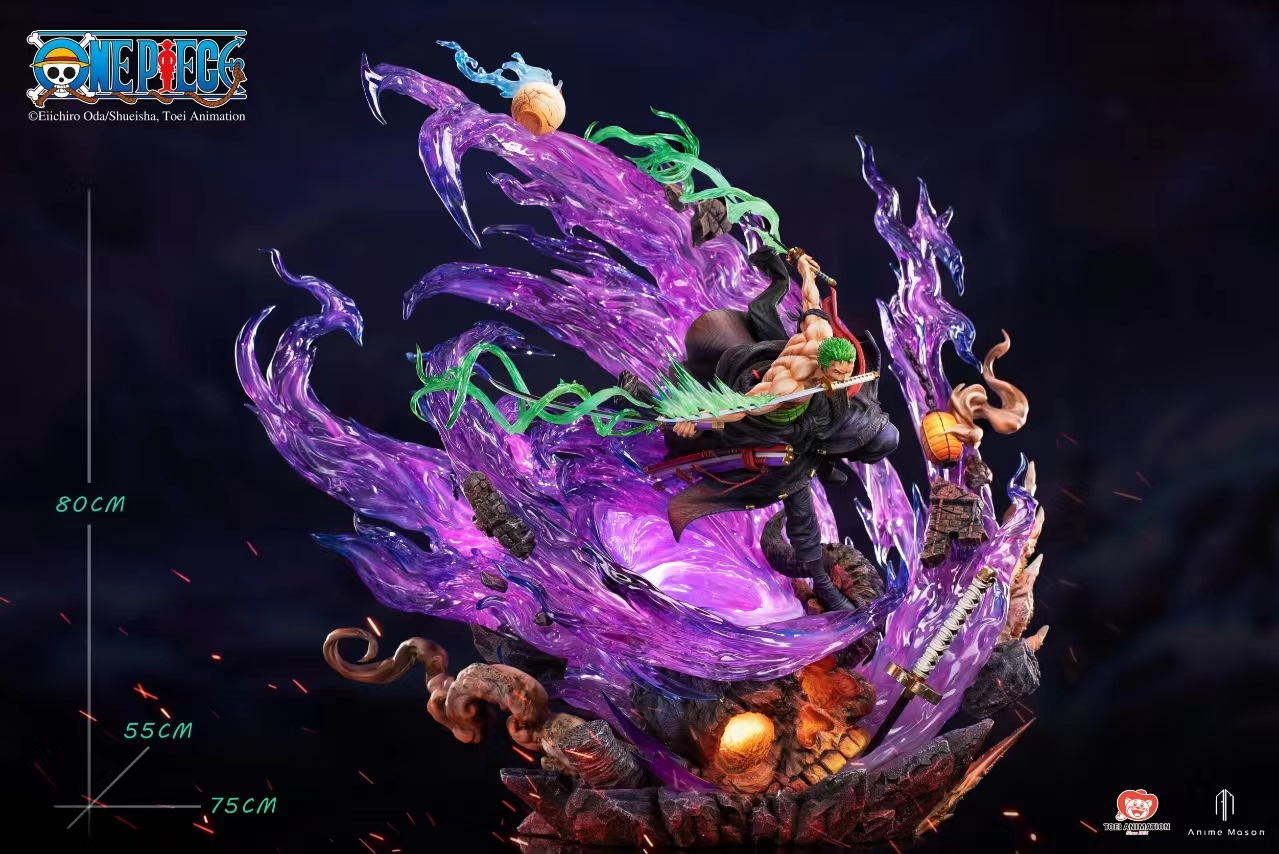 Anime Mason Art - One Piece Roronoa Zoro Statue (Licensed) Statue(GK)-