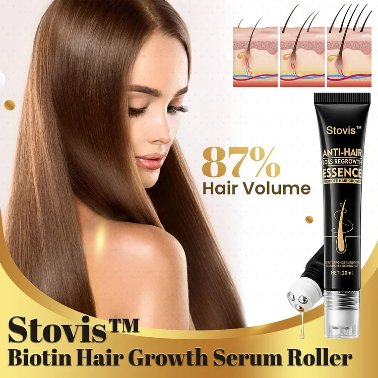Stovis Biotin Hair Growth Roll - On Massage Essence