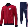 Joyfball 2024/2025 Arsenal Long Zipped Jacket Red Soccer Jersey 1:1 Thai Quality 