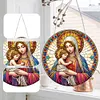 DIY Our Lady-Diamond Painting Pendant