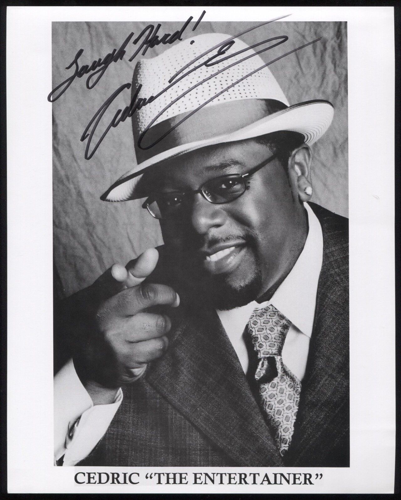 Cedric The Entertainer Signed 8x10 Inch Photo Poster painting Vintage Autographed Signature