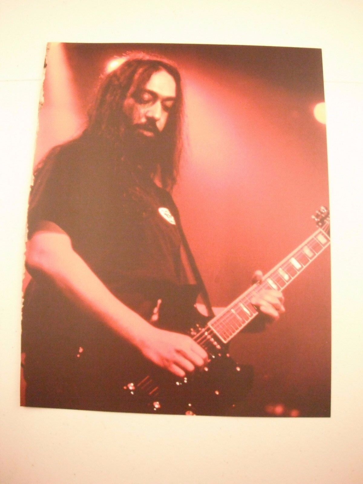 Kim Thayil Soundgarden Guitarist 12x9 Coffee Table Book Photo Poster painting Page